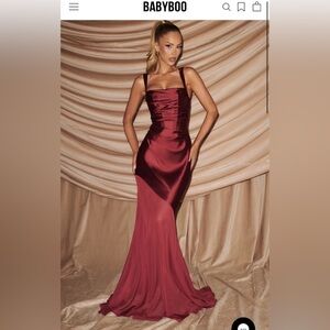 Babyboo fashion Eliza gown burgundy